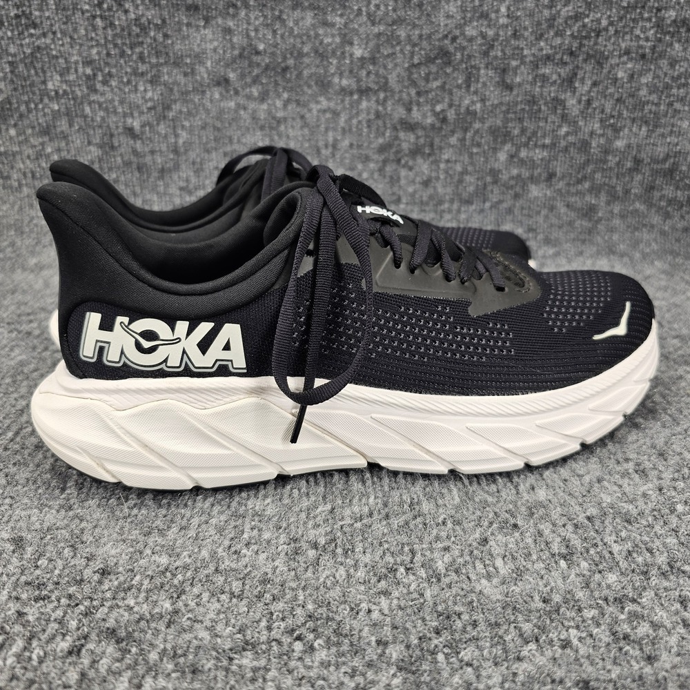 Hoka One One Arahi 7 Womens Size 10 Black White Athletic Road Running Shoes - Picture 9 of 13